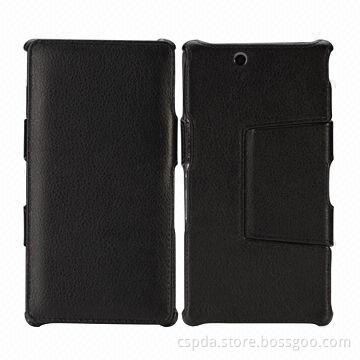 PU Leather Cases for Sony Xperia Z L39h with Microfiber Lining